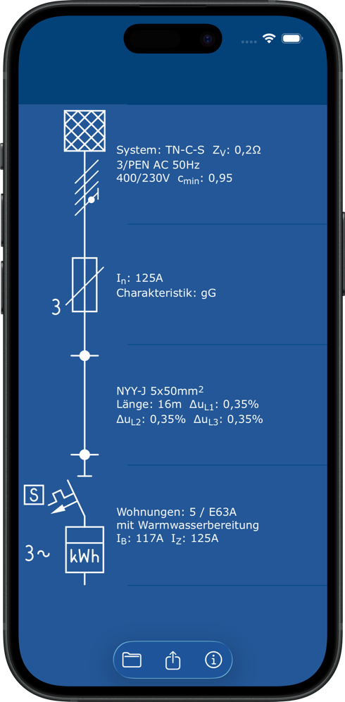 Leitungsplaner iPhone